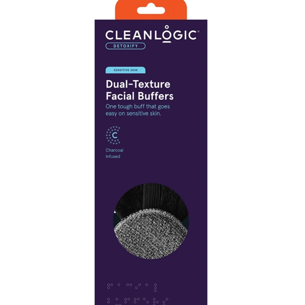 Cleanlogic Detoxify Dual-Texture Facial Buffers, sensitive skin - Picture 3 of 4